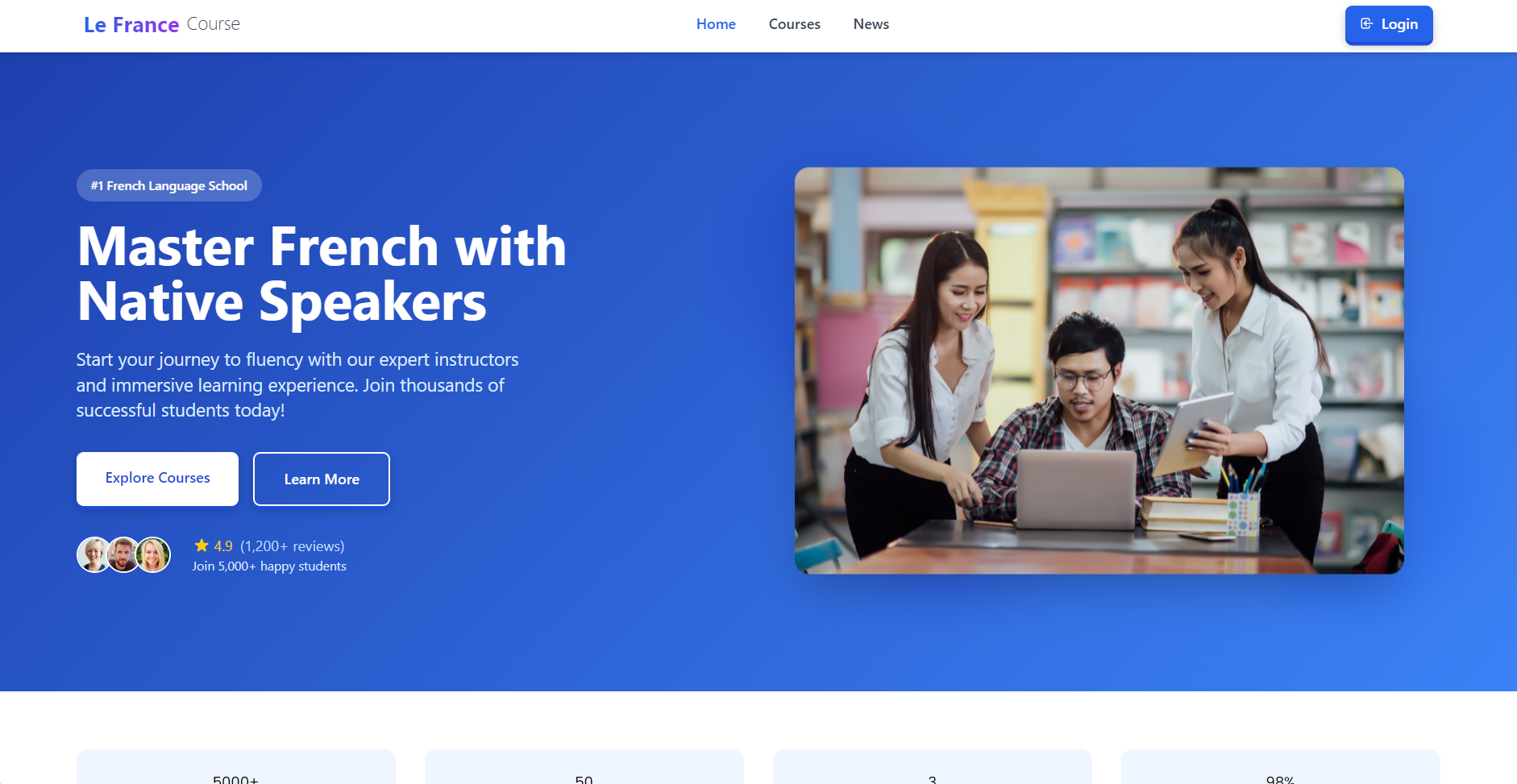 France Course
Web Platform